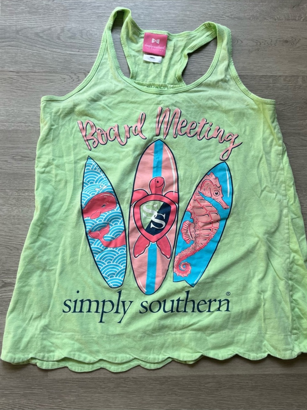 Simply Southern Scalloped Edge Tank (S)